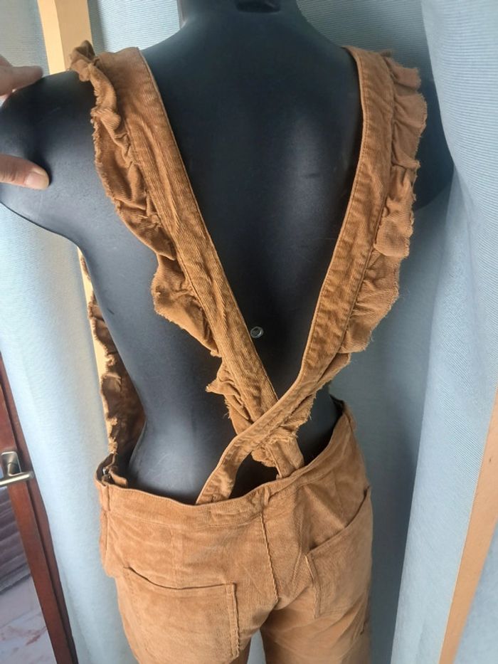 Emile et Ida salopette velour marron T.38 en tbe - photo numéro 10