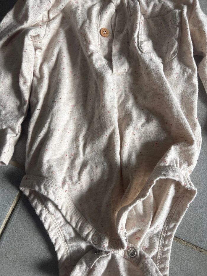 Body bouton beige - photo numéro 2