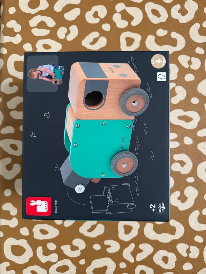 jouet camion poubelle en bois ~ janod