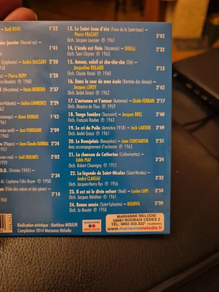 CD le calendrier en chansons - photo numéro 4