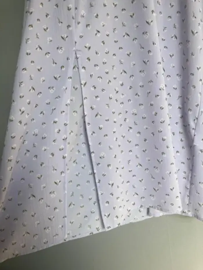 Robe longue été Monki taille 32 - Lilas à fleurs, très bon état - photo numéro 7
