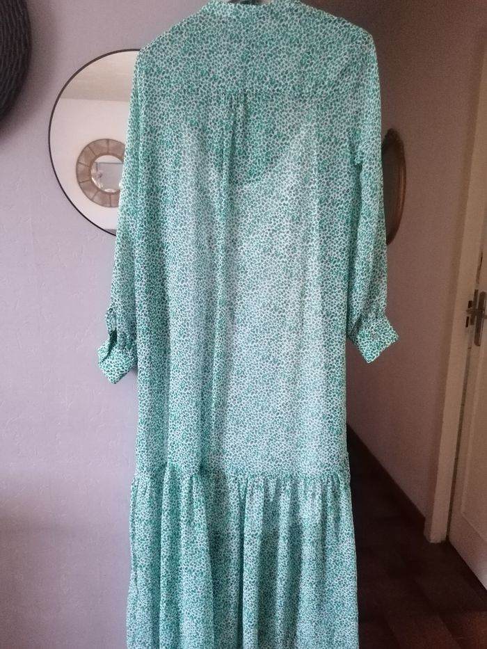 Robe longue d'été fluide zara taille m - photo numéro 2
