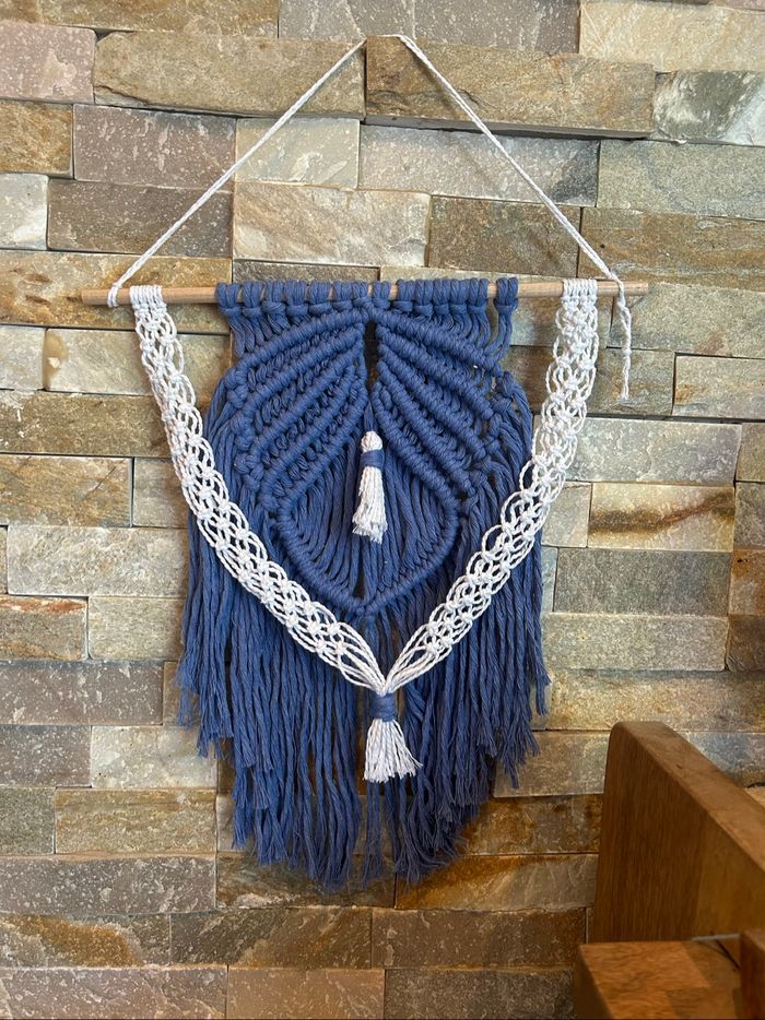 Décoration murale macramé