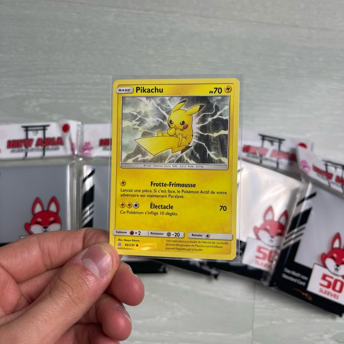 Sleeve New Asia Fit neuve cartes Pokémon - photo numéro 2