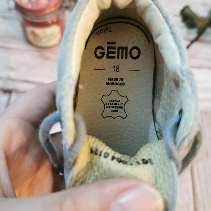 Bottillons grise en cuir gemo 18 - photo numéro 5
