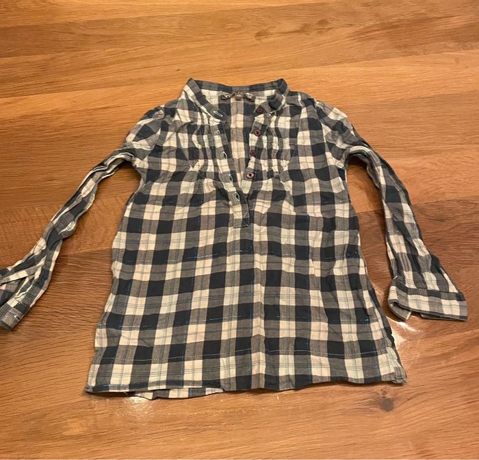 Chemise à carreaux 4 ans