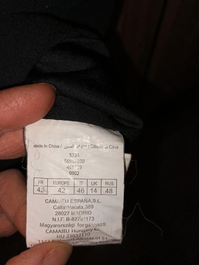 Robe de soirée femme taille 42 marque camaïeu - photo numéro 3