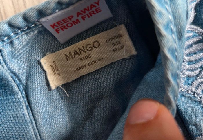 🌸 Blouse longue manche en jeans 18 mois 🌸 - photo numéro 4