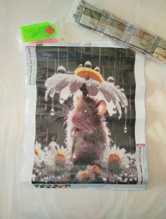 Diamond painting souris #S043 - photo numéro 2