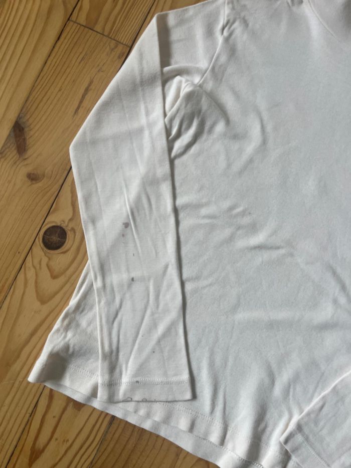 Sous-pull crème Petit Bateau 8 ans - photo numéro 2