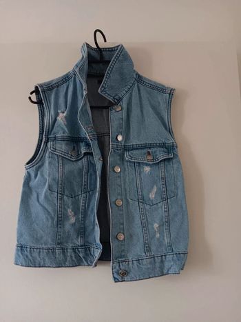 Veste en jean sans manches – Kiabi – Taille S