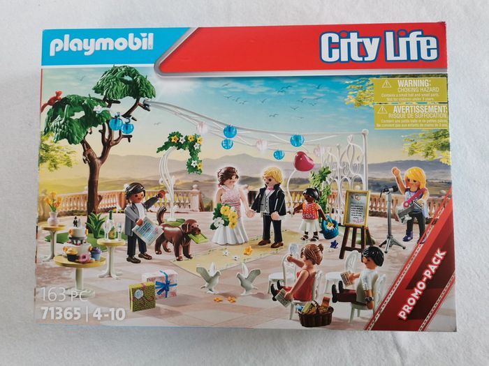 Playmobil, Cérémonie de mariage romantique à reconstituer, décorations, invités et animaux, - 71365 - photo numéro 2