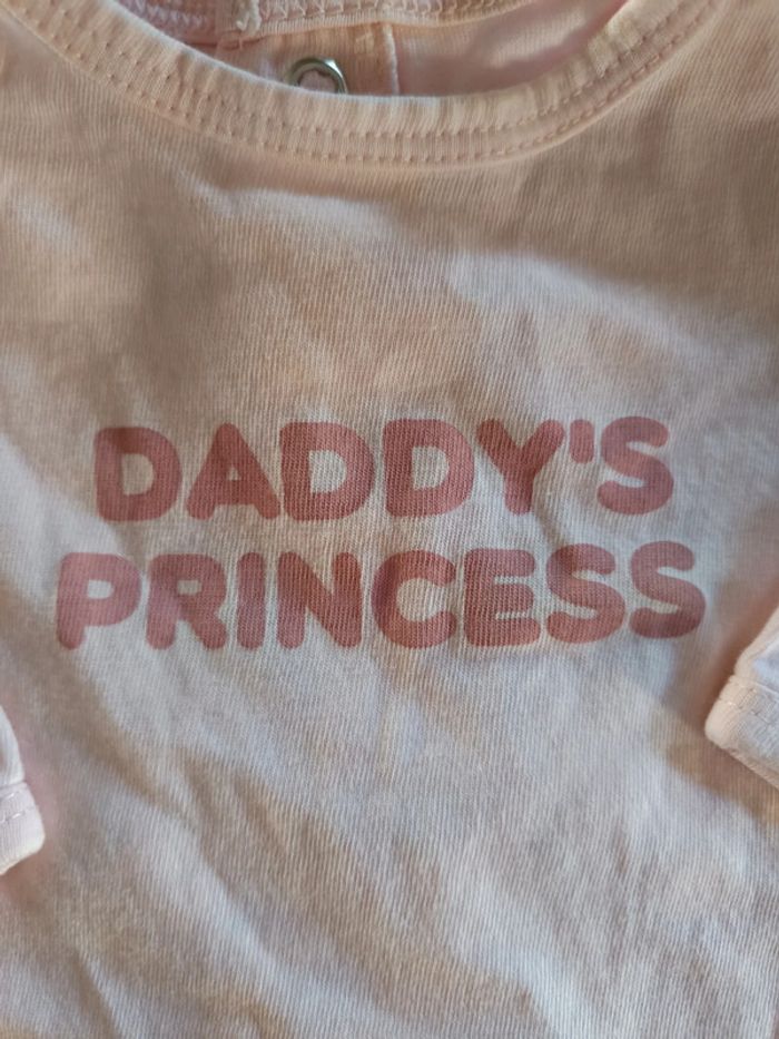 Pyjama Daddy's princess 1 mois - photo numéro 2