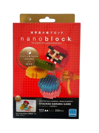 Nano Block Stacked Daruma Game 200 pièces Kawada neuf
