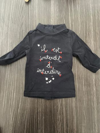 Sous pull 1 mois