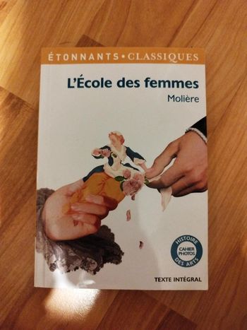 Livre " l'école des femmes" de Molière