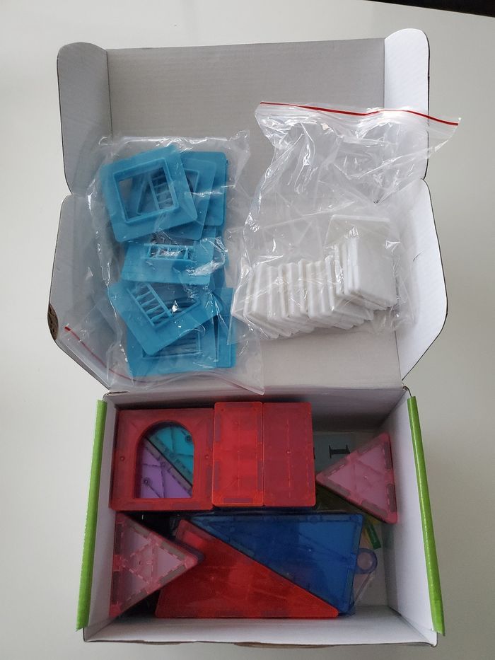 Jeux construction 72pcs magnétique - photo numéro 2