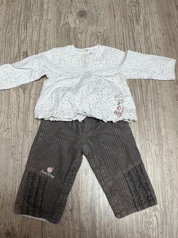 Ensemble sucre d’orge taille 12 mois