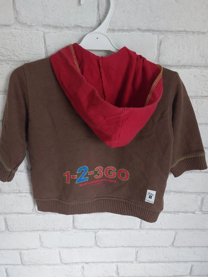 Gilet avec capuche Baby Tortue taille 12 mois - photo numéro 3
