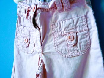 Pantalon Fille Okaidi 4 ans jean rose bonbon collection été TBE