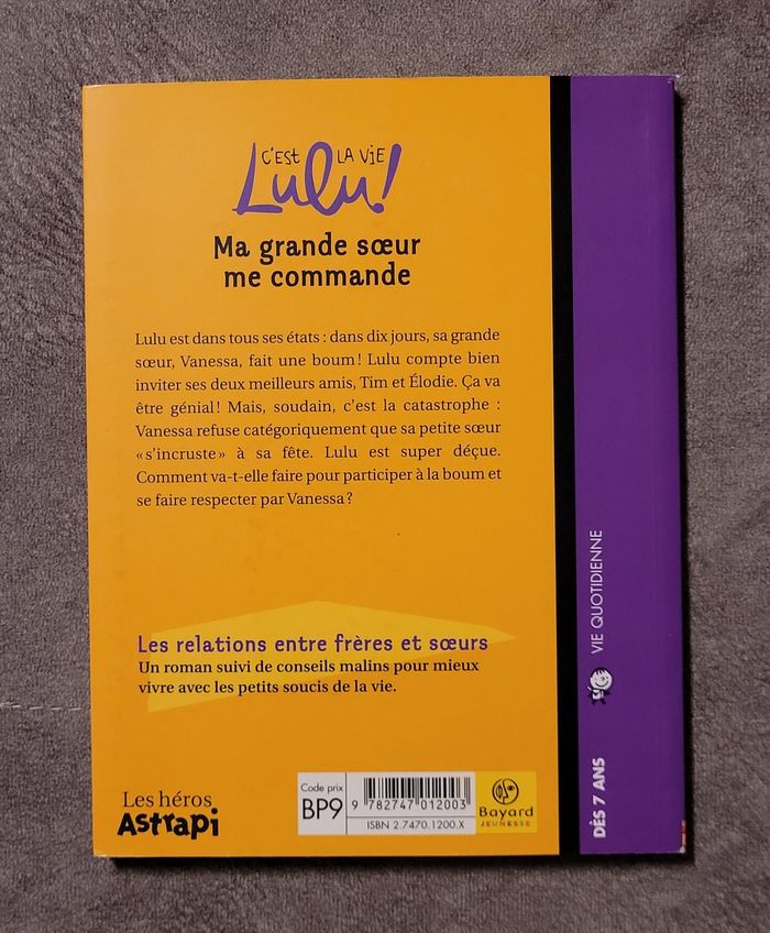 C'est La Vie Lulu ! Tome 1 - Ma Grande Soeur Me Commande F. Dutruc-Rosset - photo numéro 2