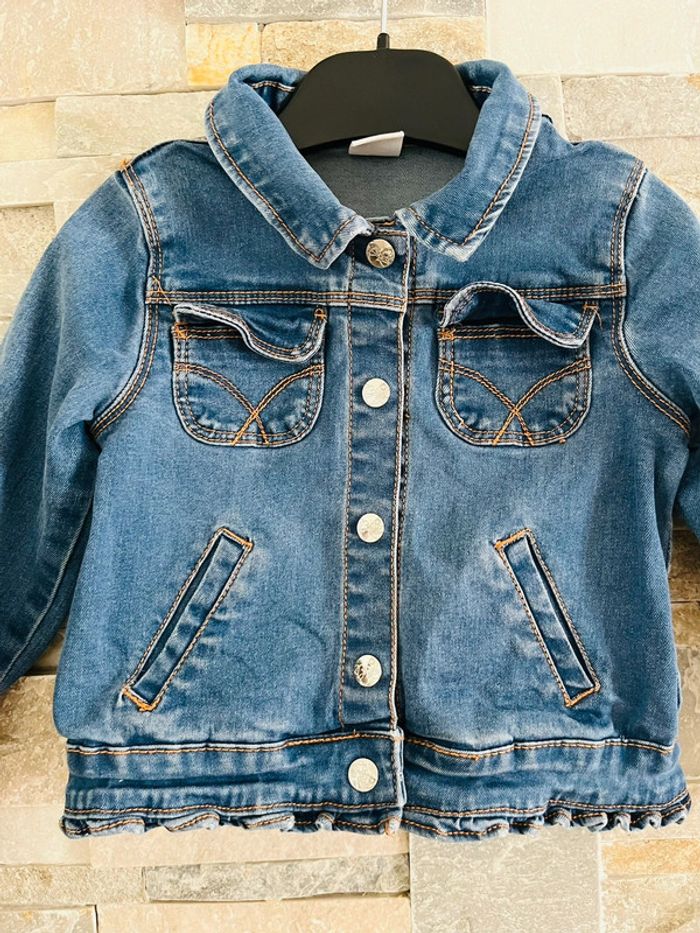 Veste en jeans bébé fille briyht - photo numéro 2
