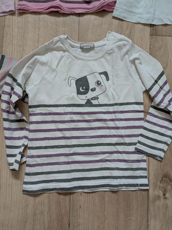 Lot 7 tee-shirt manches longues 18 Mois - photo numéro 4