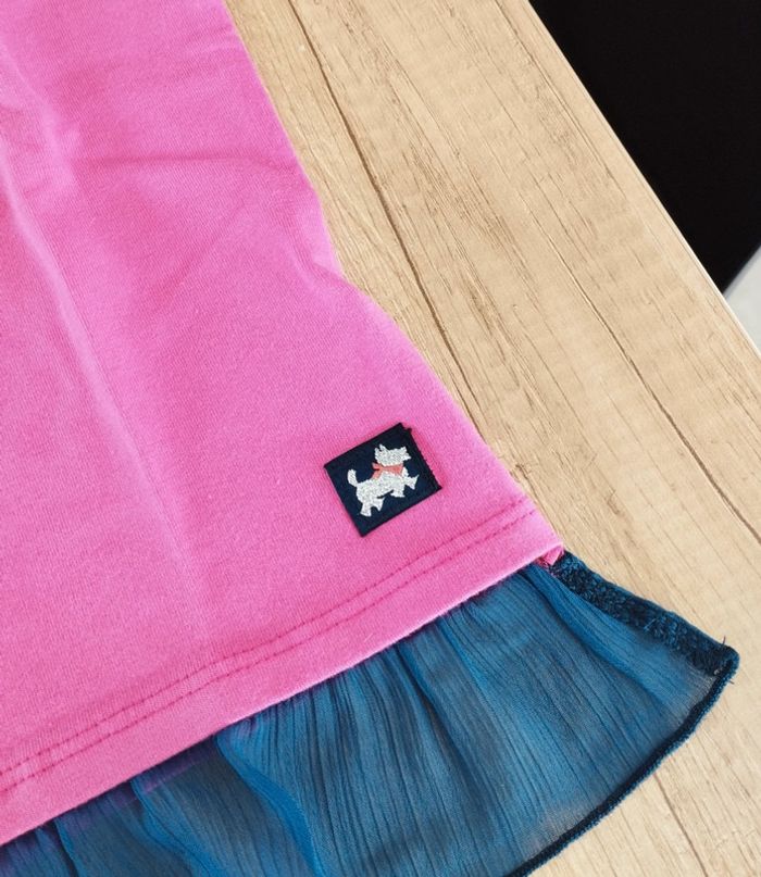 T-shirt manches courtes fille rose fuschia taille 7/8 ans Chipie - photo numéro 3