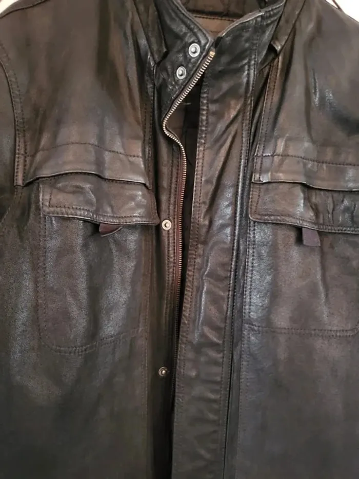 💦 Veste Cuir taille L - photo numéro 12