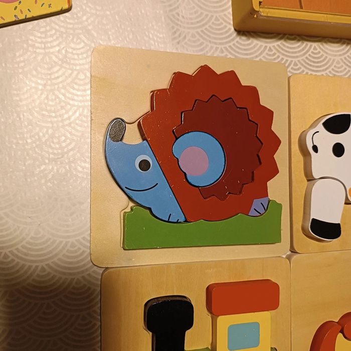 Lot de 5 puzzles bébé - photo numéro 2