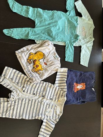 Lot 5 pyjamas manche longue 