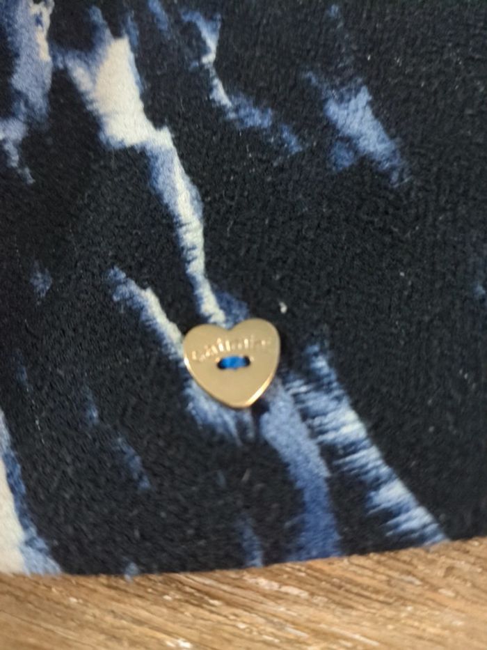 Jupe bleu motif abstrait catimini 5 ans - photo numéro 3