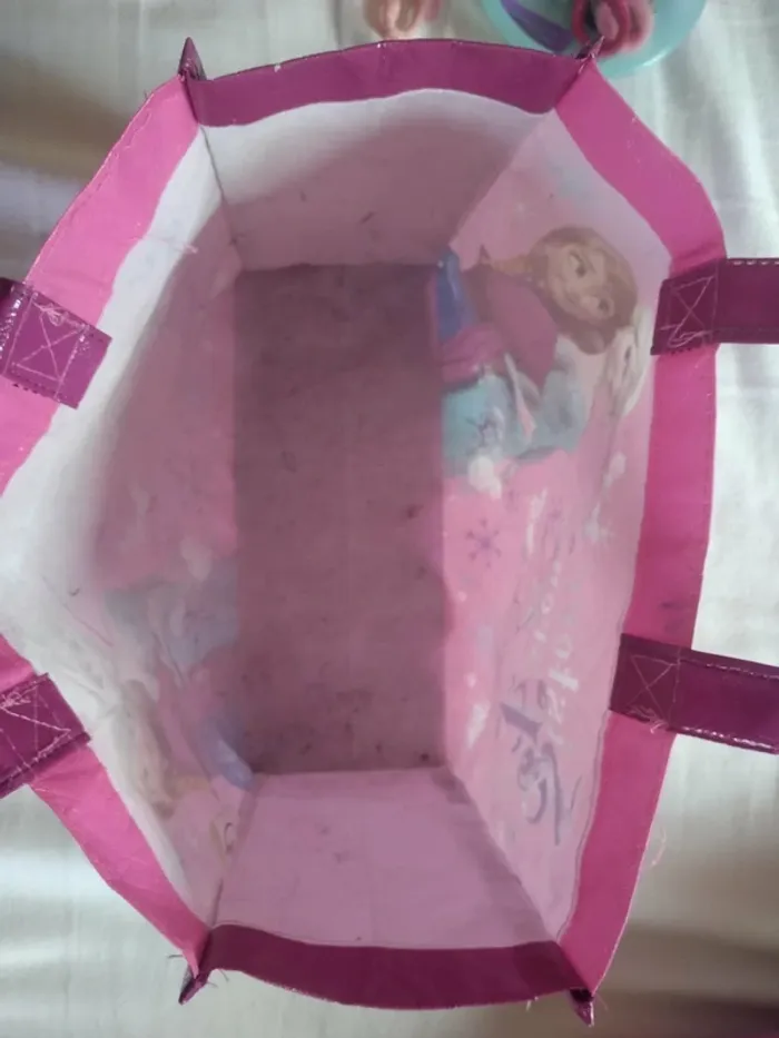 Sac Cabas Fille Reine des Neiges - photo numéro 4