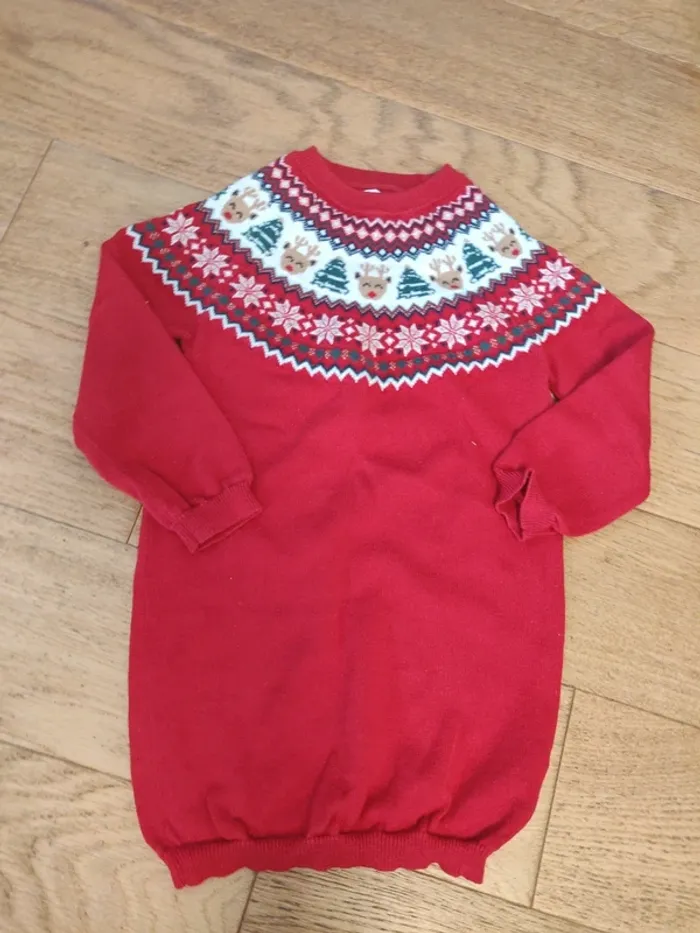 Robe pull noël