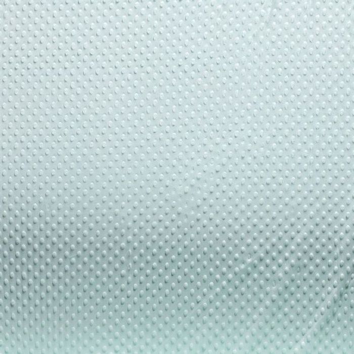 Coupon tissu Minky pois menthe 85x150