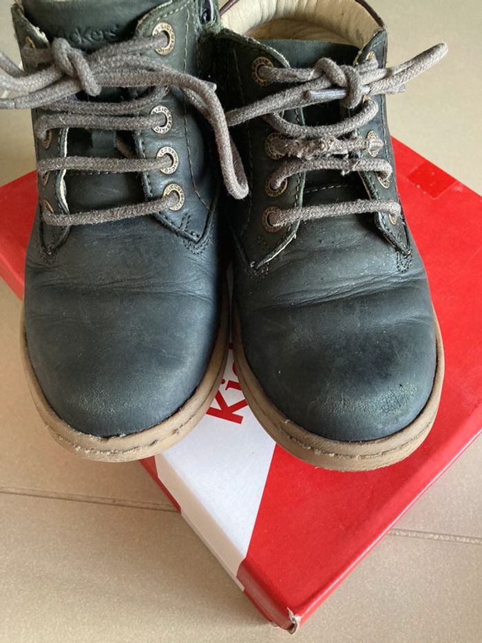 Bottines kaki pointure 27 Kickers Tackland - photo numéro 8