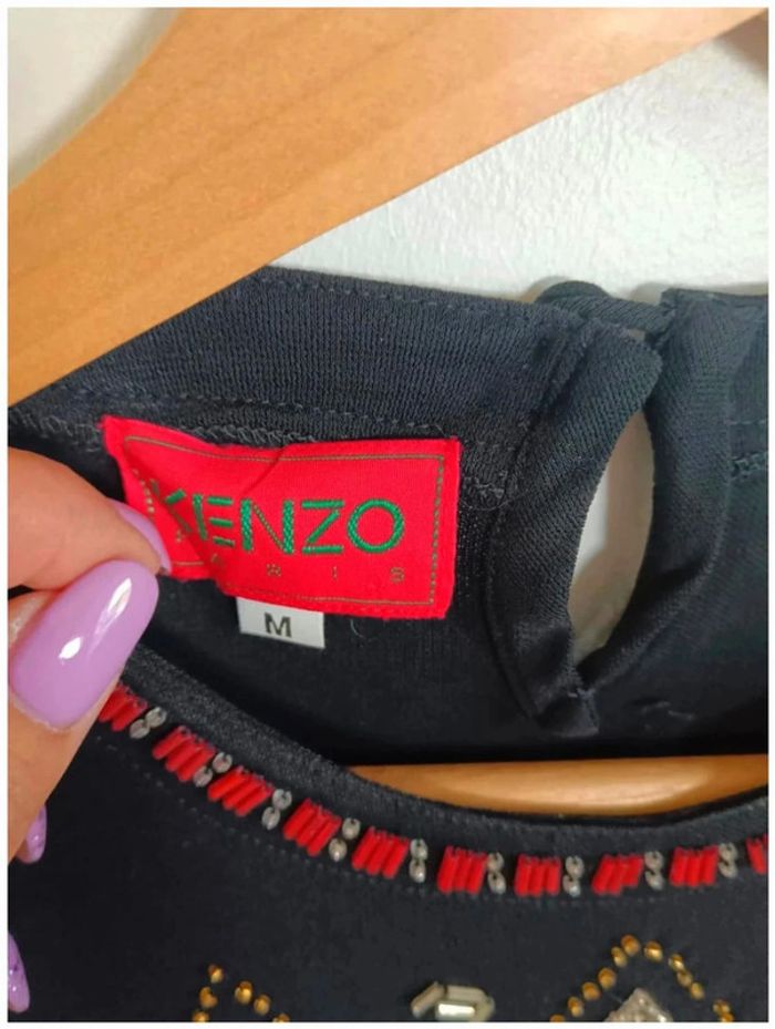 C27 blouse noir Kenzo M - photo numéro 3