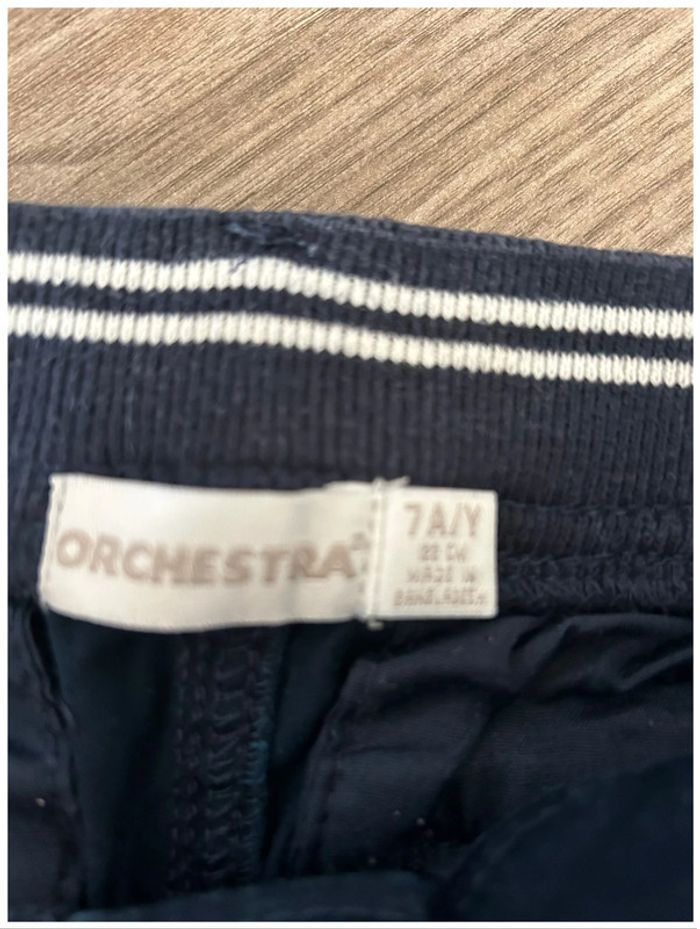 Pantalon droit bleu marine - taille 7 ans - en très bon état - photo numéro 3