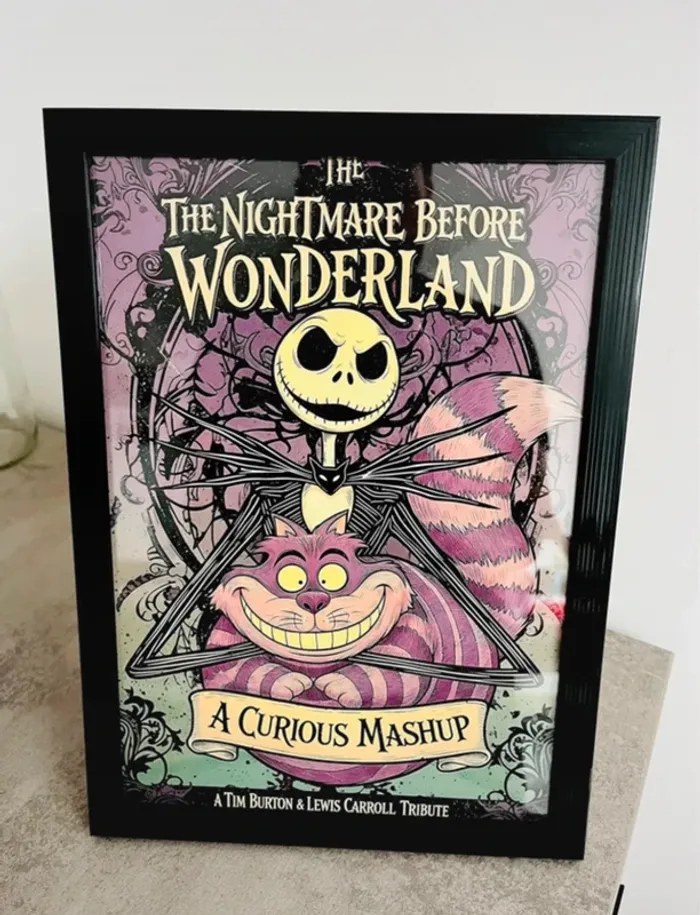 Cadre Disney Alice au pays des merveilles / Tim Burton l’étrange Noël de Monsieur Jack