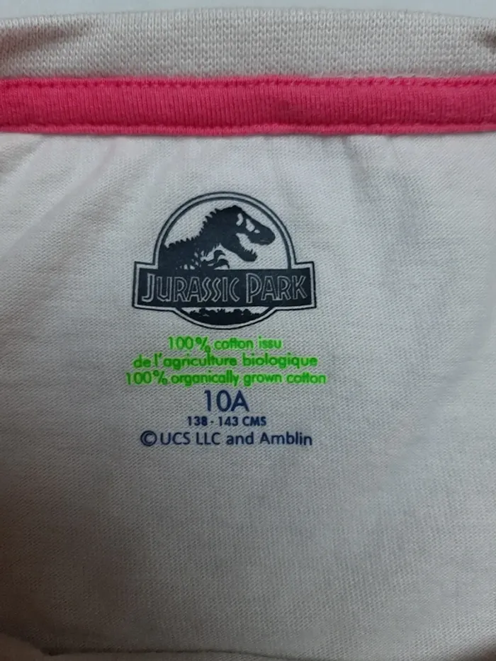Tshirt manches longues jurrasic kiabi - photo numéro 4