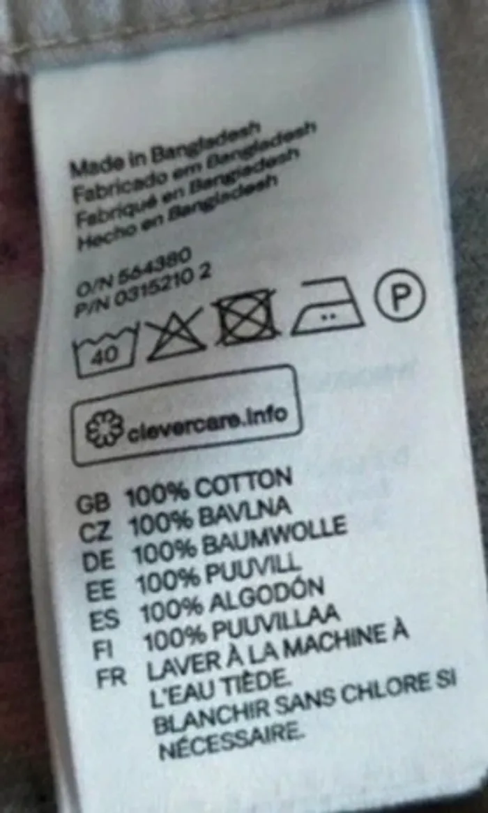 Chemise épaisse fleurie multicolore regular H&M taille 36 - photo numéro 6