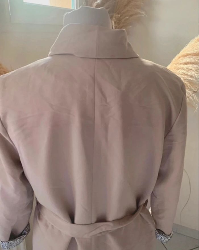 Trench léger court, beige, h&m - photo numéro 13