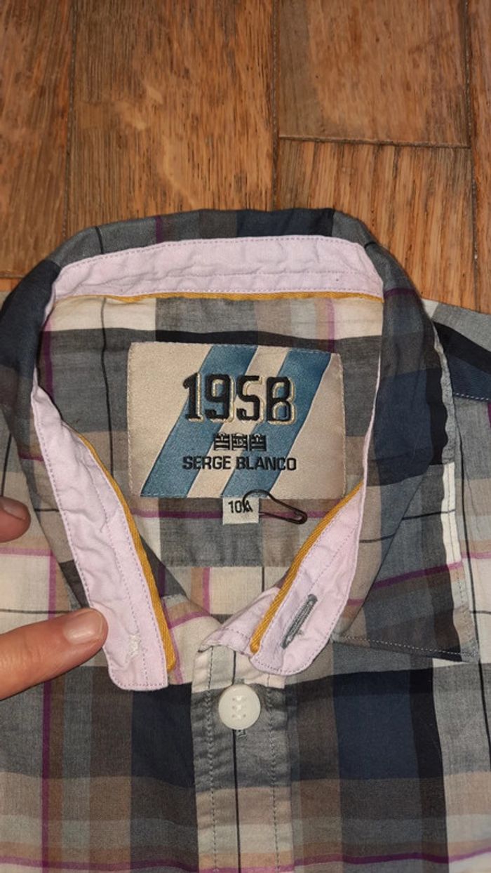 Chemise serge blanco 10 ans - photo numéro 3