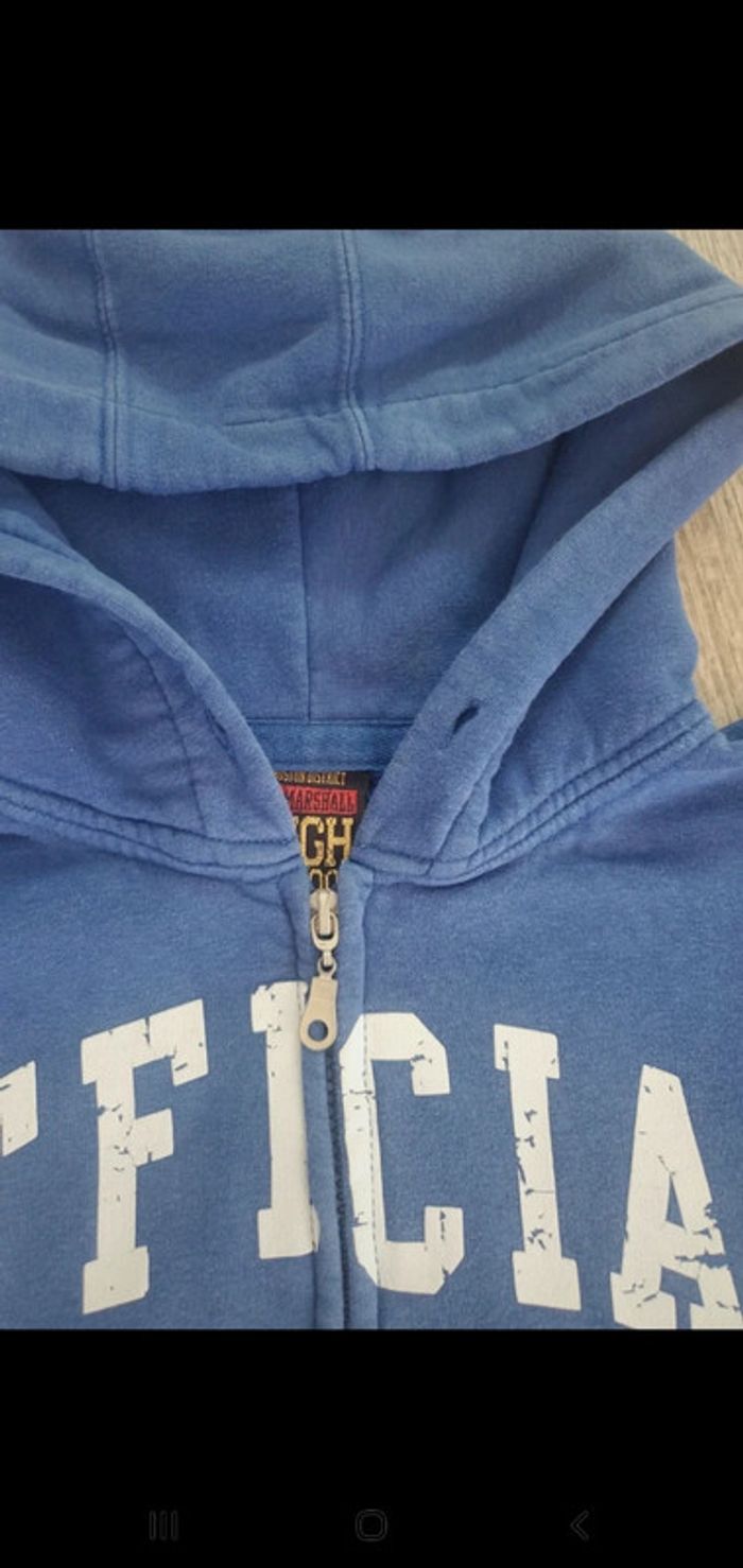 Veste à capuche bleue - U.S. Marshall - taille XS - photo numéro 4