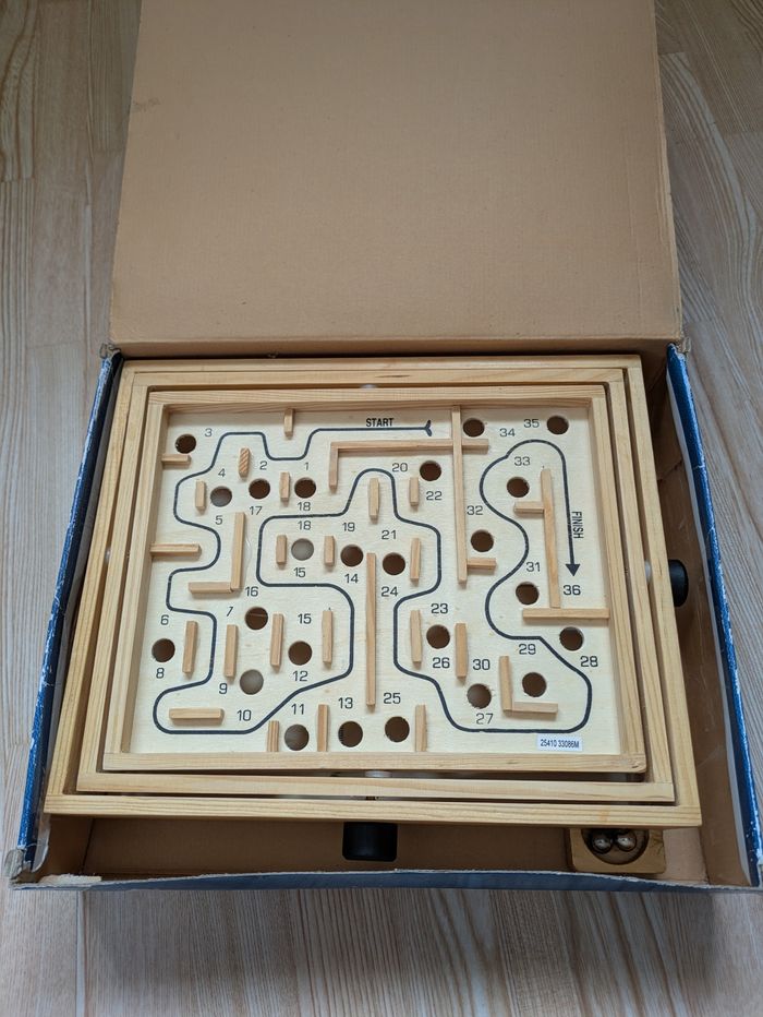 Jeu Labyrinthe bois - photo numéro 2