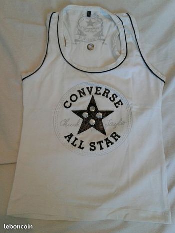 Débardeur converse blanc