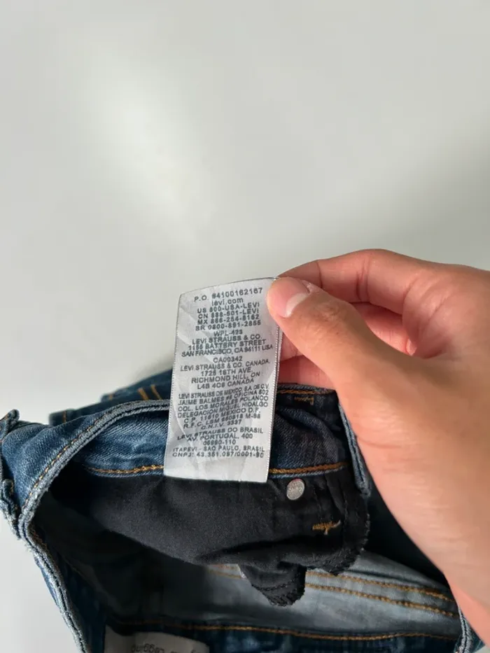 Jean Levi's Femme Bleu Marine W26 | 535 Legging | Taille FR36 | Très Bon État NJ133 - photo numéro 6