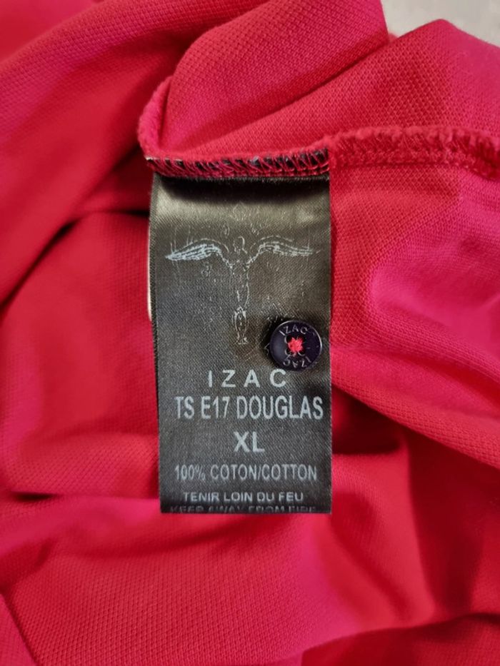 IZAC polo rouge homme * Taille XL * - photo numéro 7