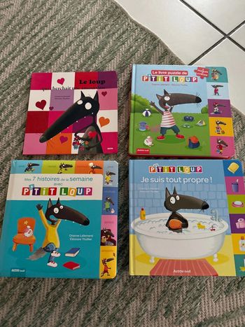 Lot 4 livres p’tit loup