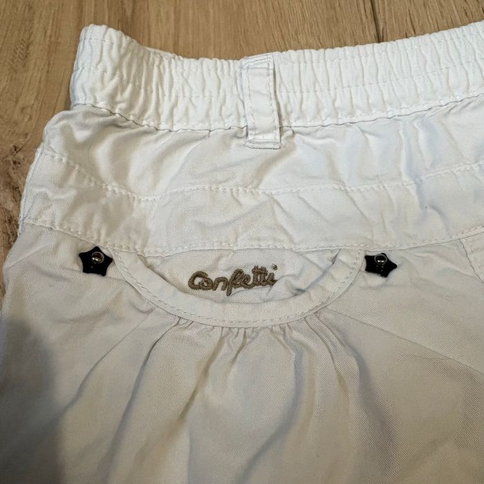Short blanc fille Confetti 2 ans 86 cm - photo numéro 3